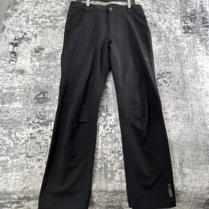 Mammut Mens 34 Tralelka Soft Shell SOFTech Pant Solid Black Hiking Outdoor Trek